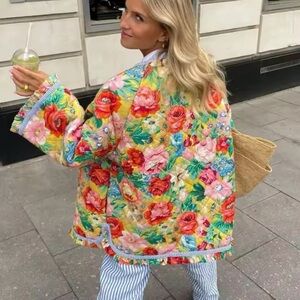 Floral Quilted Jacket